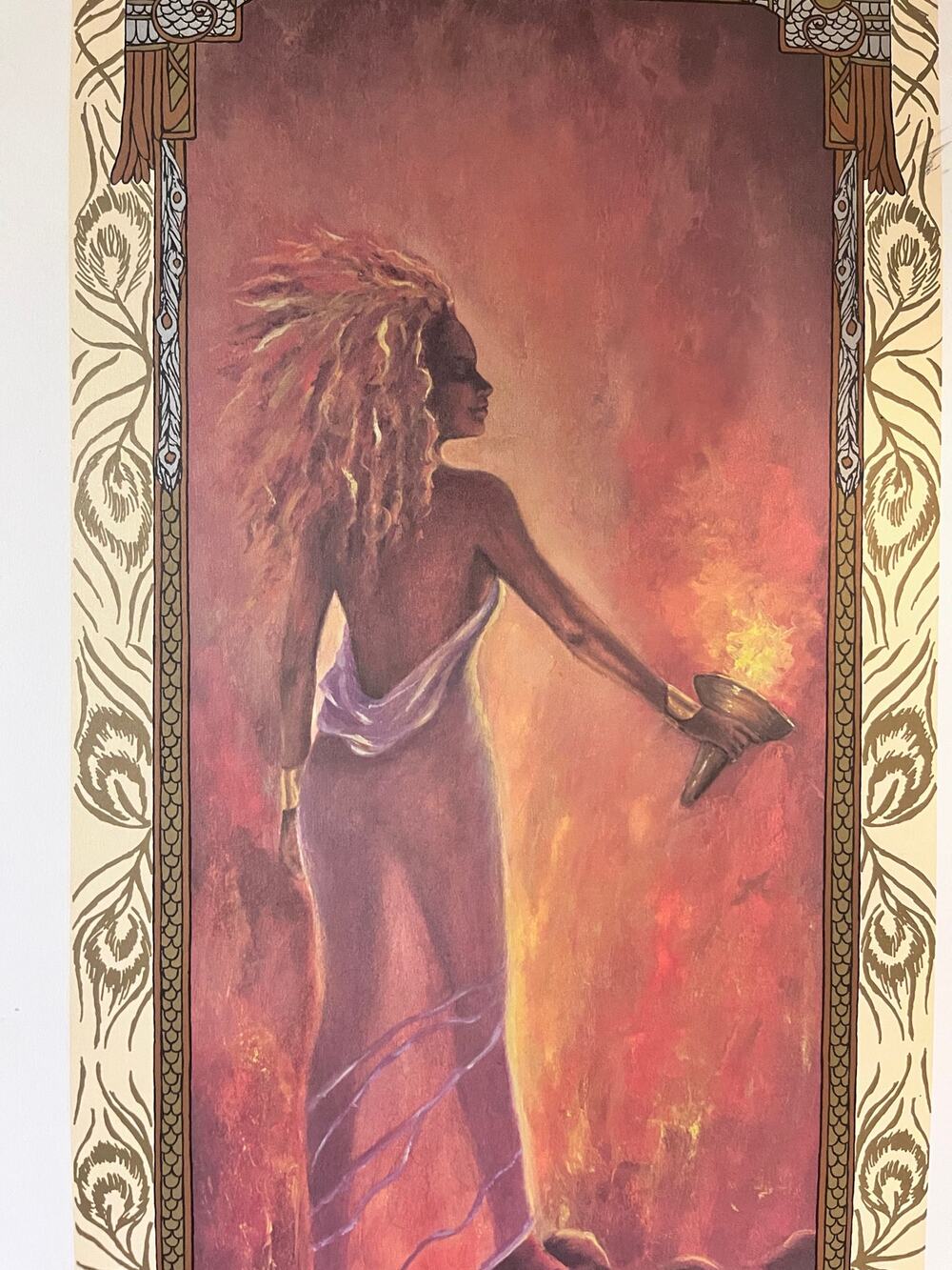 GODDESS OF FIRE Gamboa Publishing Print - 13" x 27.5"